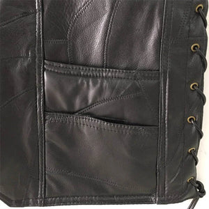 PU Leather Utility Vest