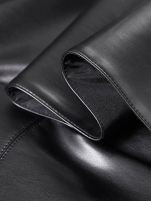 PU Leather Windbreaker Spring Jacket Women