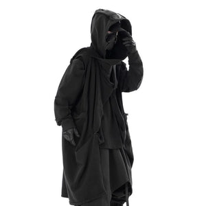 Punk Safari Techwear Coat in multiple colourways — dark techwear streetwear, view 3 of 7
