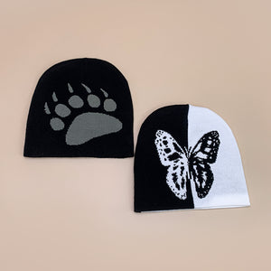 Punk Skull Beanie Y2K