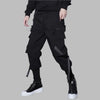 Punk Style Multi-pocket Comfortable Black Pant