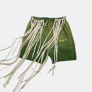 Pantalones cortos de algodón puro con lazo