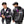 Purple Cyberpunk jacket - product view on white background