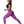 Purple Leggings Scrunch Butt - product view on white background