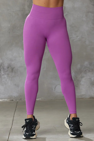 Purple Leggings Scrunch Butt
