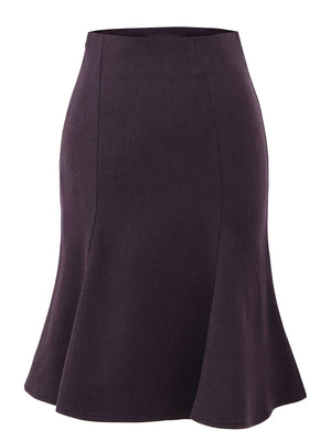 Purple Mermaid Skirt Y2K