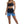 Push Up Booty Shorts Two-Tone - product view on white background