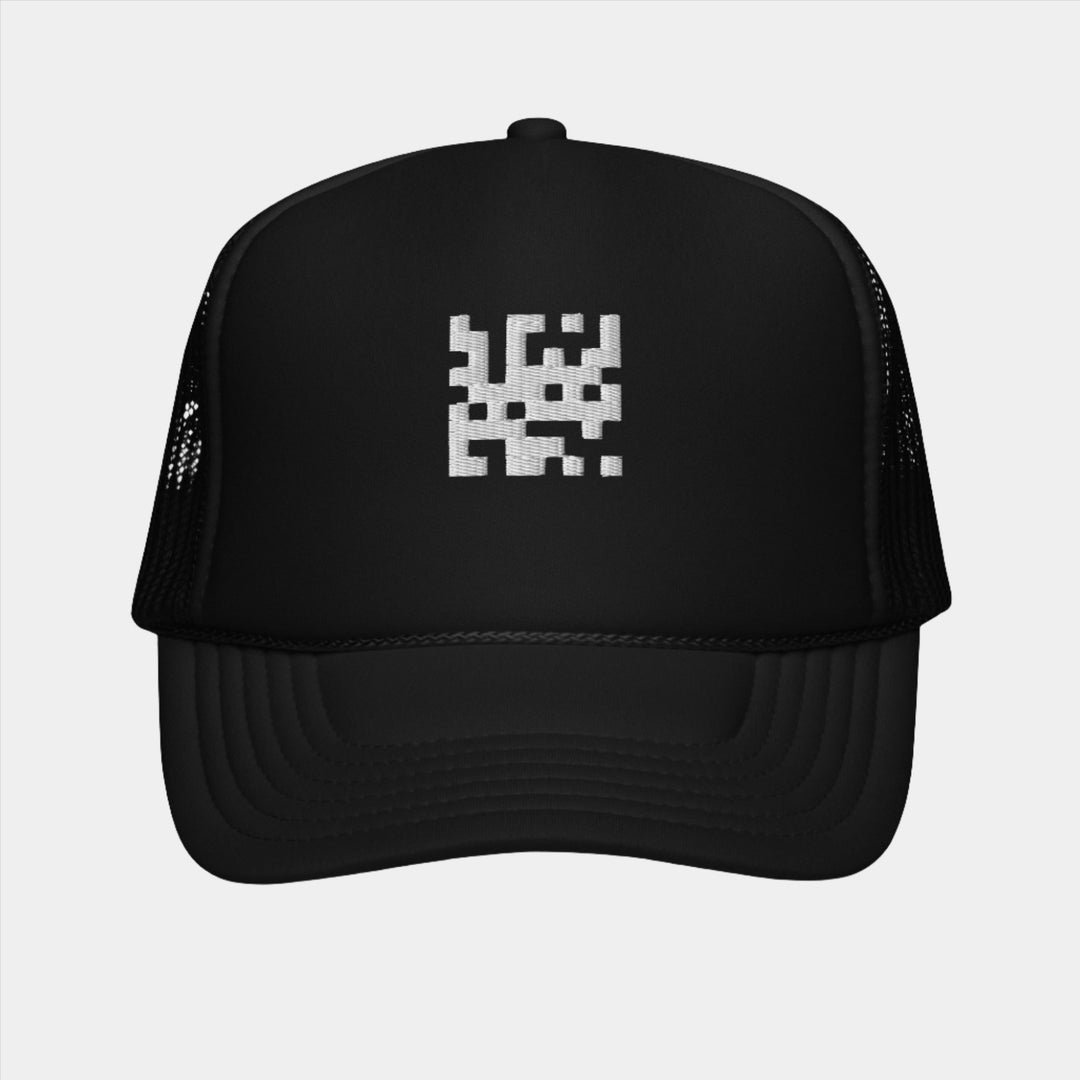 Cap With Qr Code Home QR Code Trucker Hat