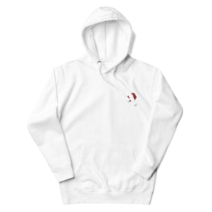 Quality White Embroidered Sophisticated Hoodie