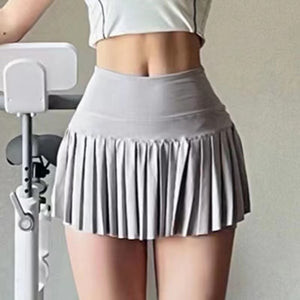 Quick Dry Black Skort