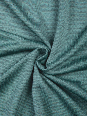 Swirl of Teal Green heathered fabric from the raglan long sleeve shirt, soft thin polyester knit