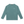 Teal Green raglan long sleeve gym shirt laid flat, front view with crew neck and white CYBER print