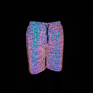 Rainbow Color Reflective Shorts