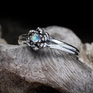 Rainbow Moonstone Ring