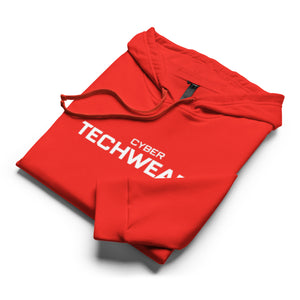 Red Adidas fleece hoodie