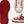 Red Broken Style Shoes Y2K