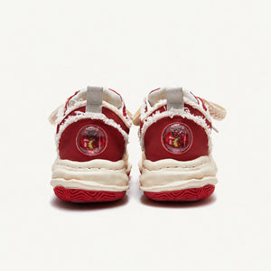 Red Broken Style Shoes Y2K