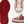 Red Broken Style Shoes Y2K