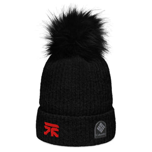 Red Columbia beanie