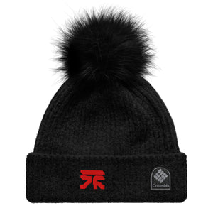 Red Columbia beanie