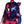 Red Cyberpunk Gas Mask - product view on white background