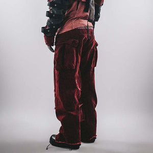 Red Cyberpunk Pants