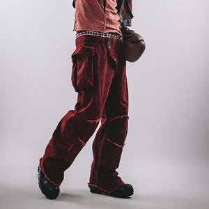 Red Cyberpunk Pants
