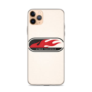 Red Flames Y2K Phone Case