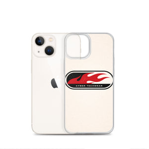 Red Flames Y2K Phone Case