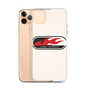 Red Flames Y2K Phone Case