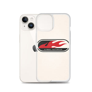Red Flames Y2K Phone Case