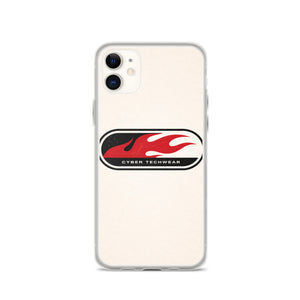 Red Flames Y2K Phone Case