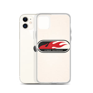 Red Flames Y2K Phone Case