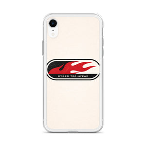 Red Flames Y2K Phone Case