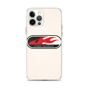Red Flames Y2K Phone Case