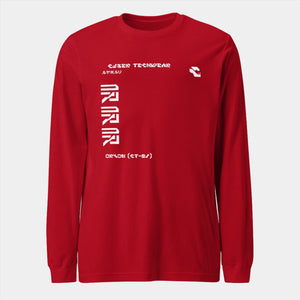 Red Long Sleeve Graphic Tees