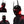 Matte black cyberpunk helmet with antenna blades and red light strips