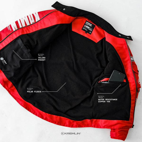 Red Techwear Jacket