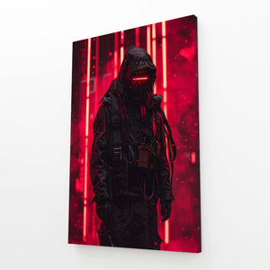 Red Vision Cyberpunk Art | CYBER TECHWEAR®