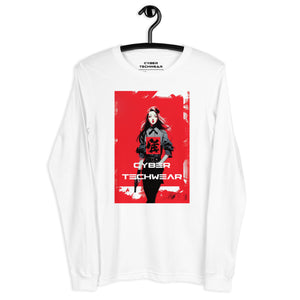 Red White Long Sleeve Shirt