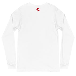 Red White Long Sleeve Shirt