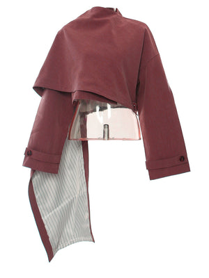 Red Women Jacket Spring