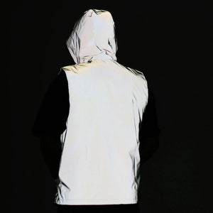 Reflective Hooded Cargo Vest