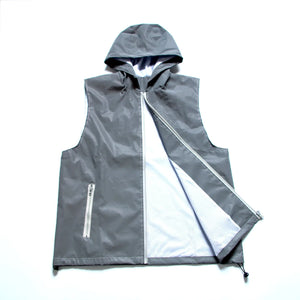 Reflective Hooded Cargo Vest