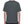 Back view of the Dark Gray reflective running T-shirt on a model, stitched tab high on the back