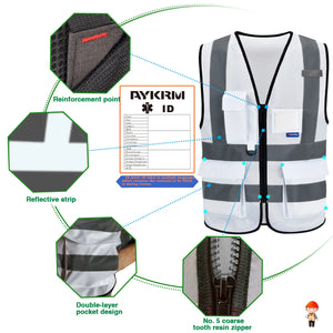 Reflective Security Utility Vest
