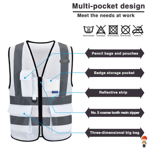 Reflective Security Utility Vest