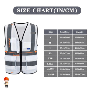 Reflective Security Utility Vest