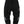 Reflective Stripe Techwear Joggers laid flat, front view with buckle flap cargo pockets and white diagonal shin stripes