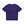 Deep Purple Reflective Trim Athletic T Shirt laid flat, front view with reflective shoulder strips